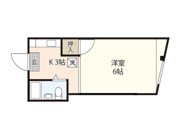 カーサ横川駅前M2の間取り