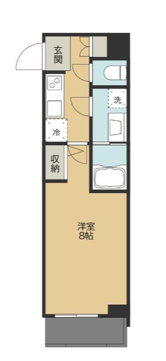 S-RESIDENCE堺市駅前の間取り