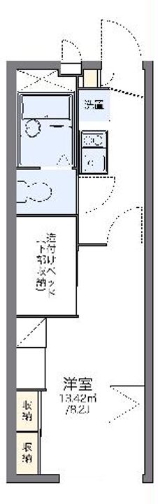 レオパレス下香貫の間取り
