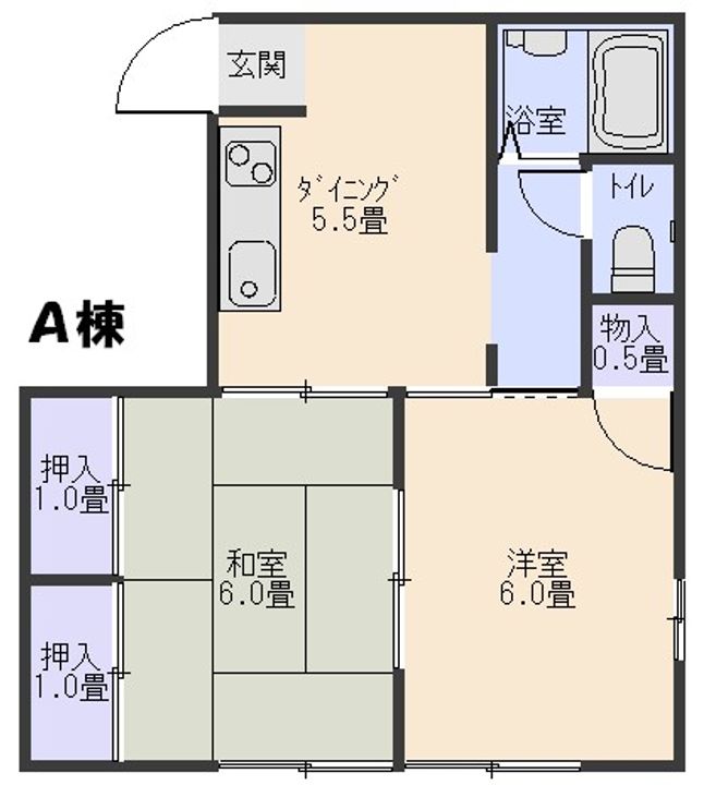 フレグランスの間取り