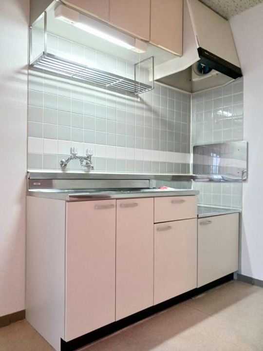 栃木県佐野市植下町(アパート)の賃貸物件のキッチン