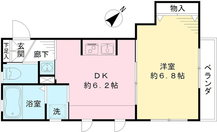 Castleの間取り