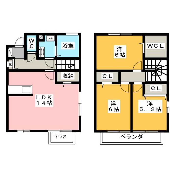HOPE STELLA Aの間取り