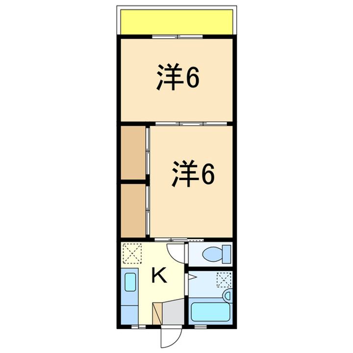 アルカサールAの間取り