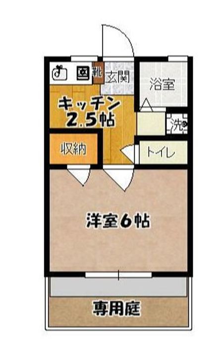 第6松浦コーポの間取り