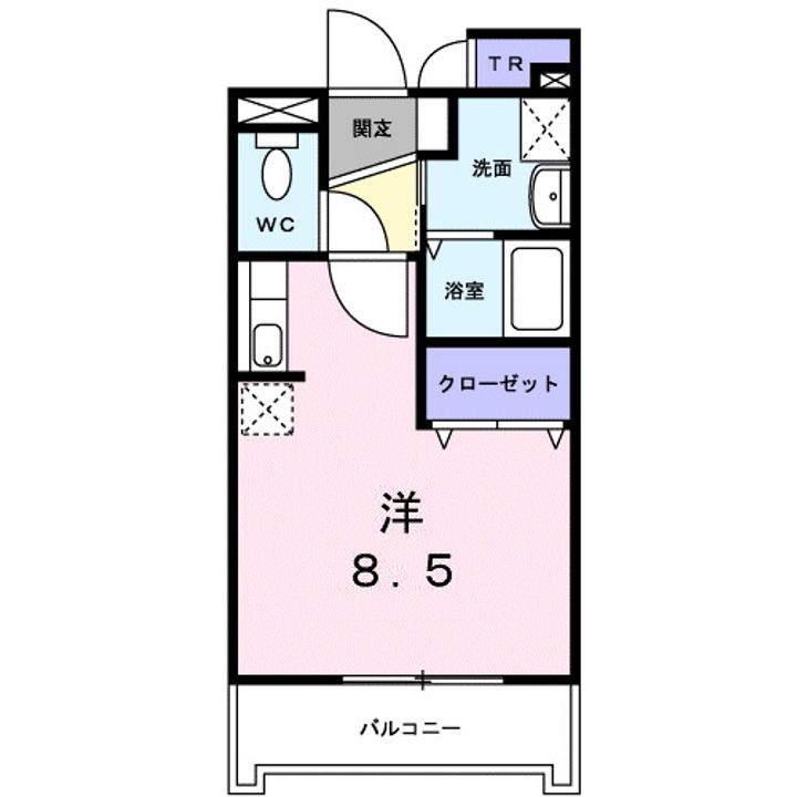 埼玉県比企郡川島町大字上伊草(アパート)の賃貸物件の間取り