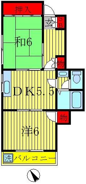グランシティ南流山の間取り