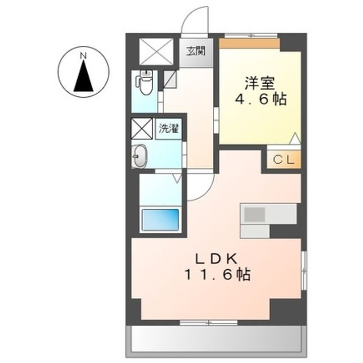 埼玉県川口市前川1(マンション)の賃貸物件の間取り