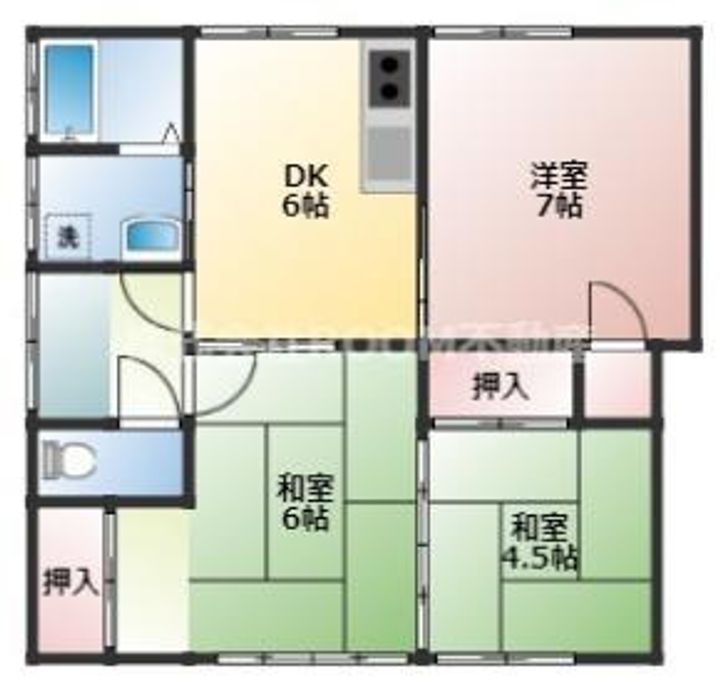 鹿児島県曽於市財部町下財部(一戸建)の賃貸物件の間取り