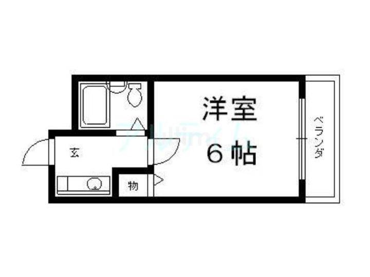 シティパレス京都東山の間取り