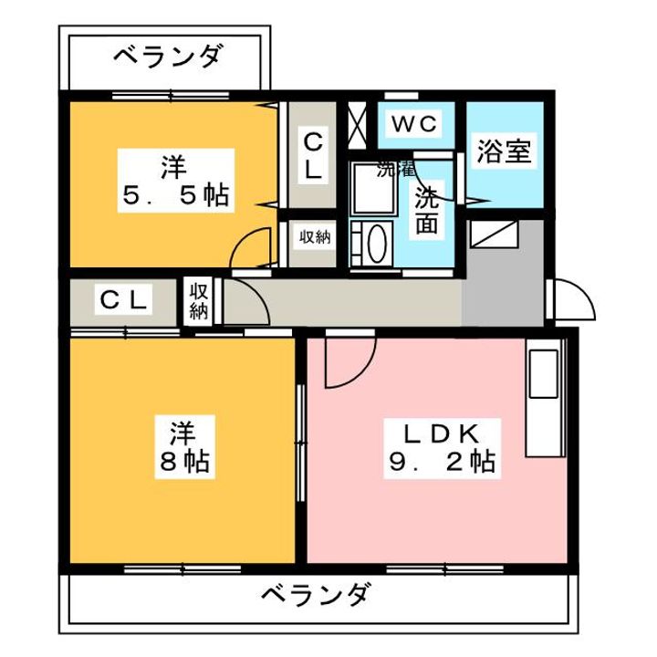 グランヴィラ大之浦の間取り