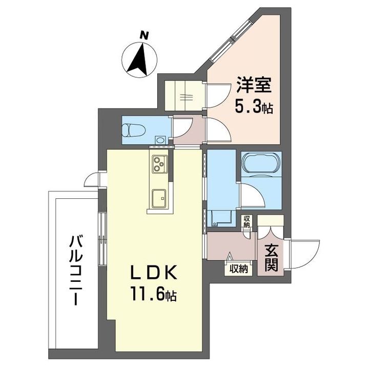 メゾンK.Tの間取り
