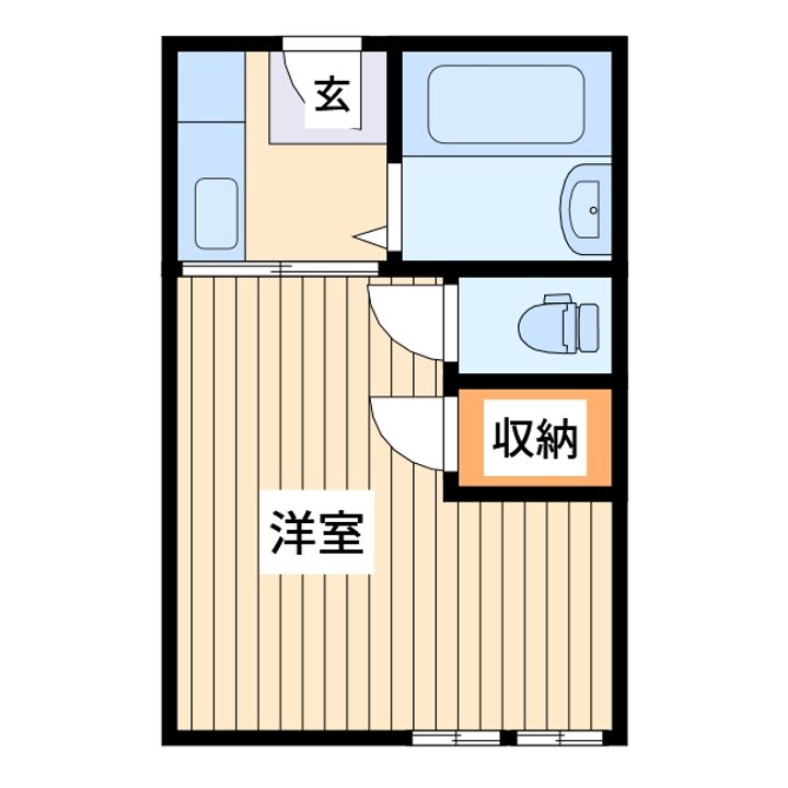 東京都八王子市東浅川町(マンション)の賃貸物件の間取り