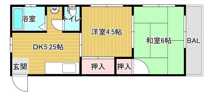 山下マンションの間取り
