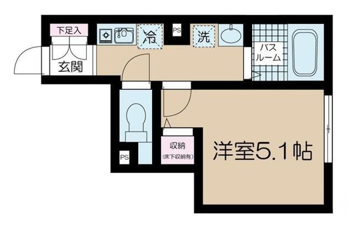 フェリーチェ阿佐ヶ谷VIIの間取り