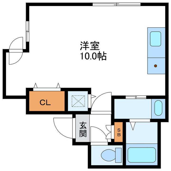 13・3APARTMENT 13・3アパートメントの間取り