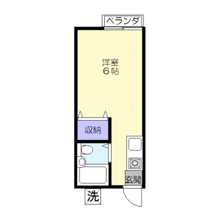 ビューラーオークボD棟の間取り