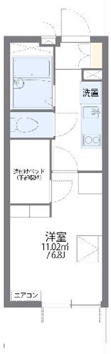 レオパレスプレシアの間取り
