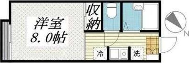 コーポつつじの間取り