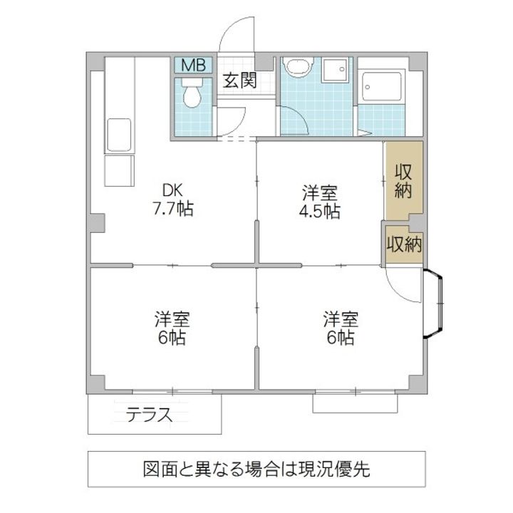 メープルファーム照山  Iの間取り