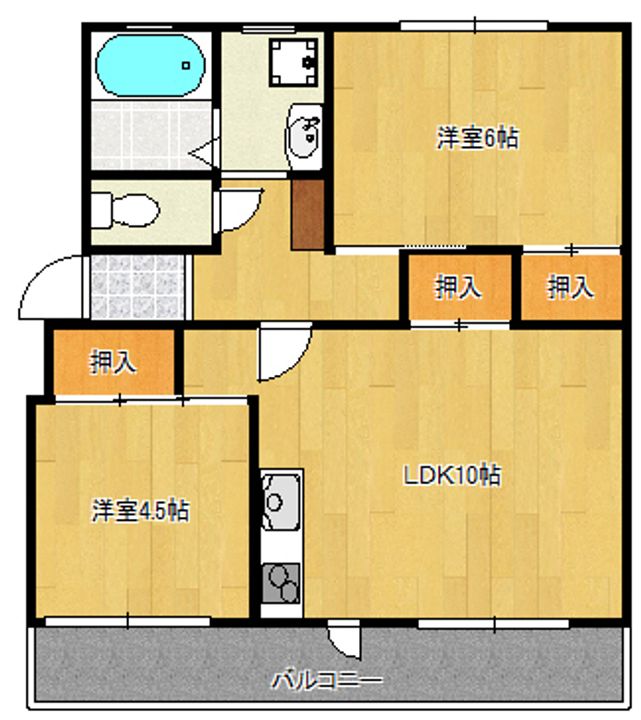 オザワマンションの間取り