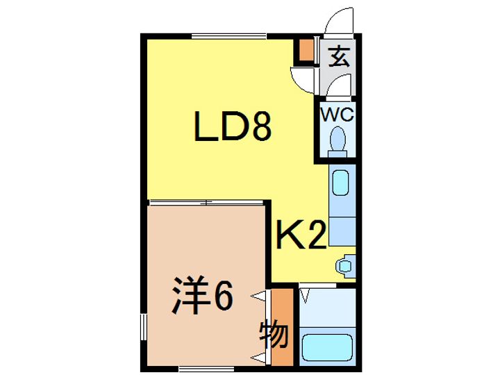 シンフォニーミキA館の間取り
