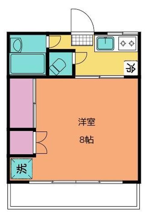 ユーアイマンションAの間取り