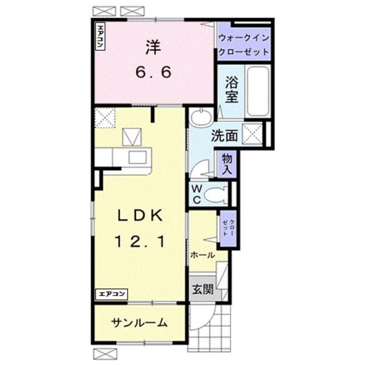 フローレスの間取り