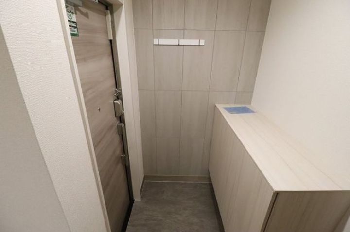 茨城県つくば市島(アパート)の賃貸物件の玄関
