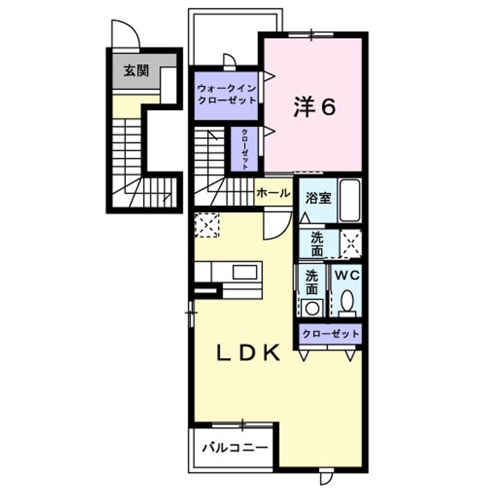 千葉県茂原市早野(アパート)の賃貸物件の間取り