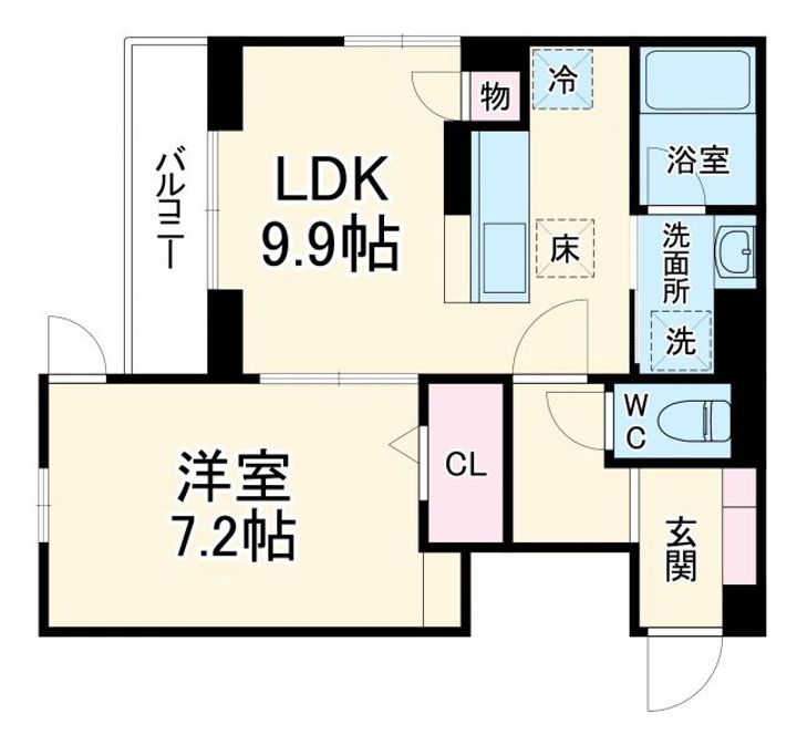 DーLIENの間取り