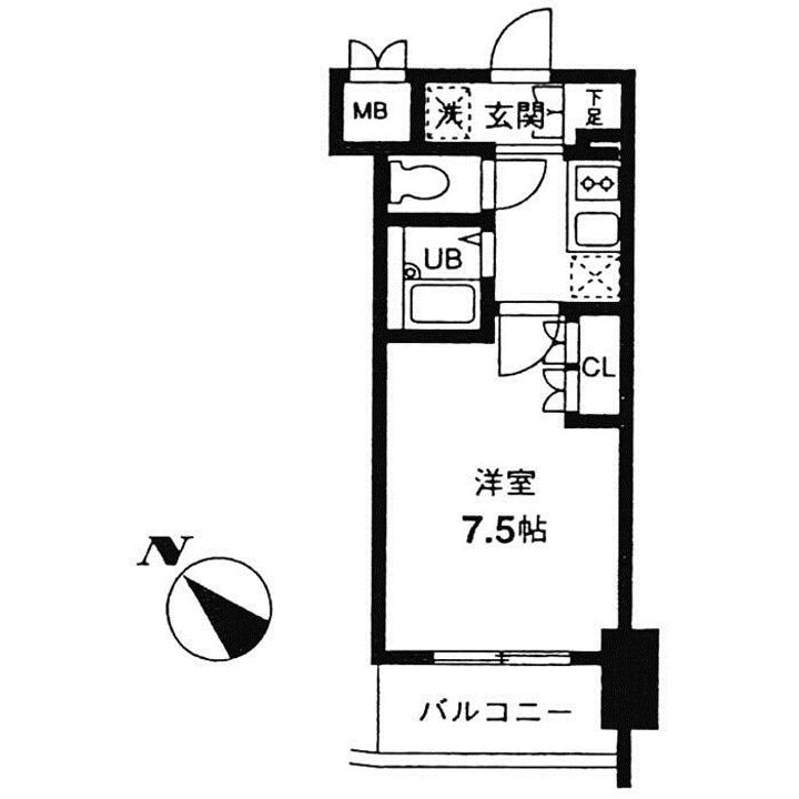 レジディア幡ヶ谷の間取り