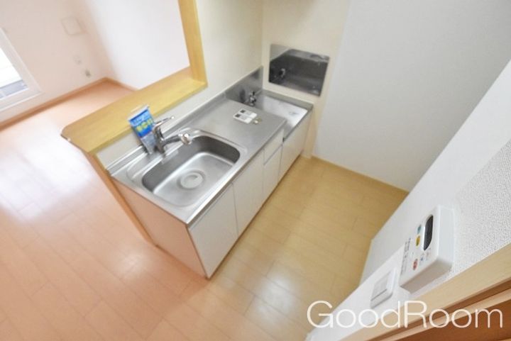 徳島県徳島市八万町法花谷(アパート)の賃貸物件のキッチン