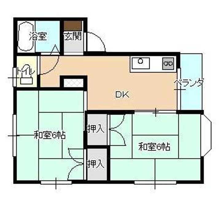 山形県山形市宮町5(アパート)の賃貸物件の間取り