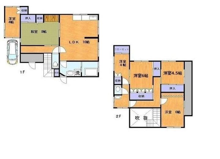 熊本県熊本市中央区水前寺6(一戸建)の賃貸物件の間取り