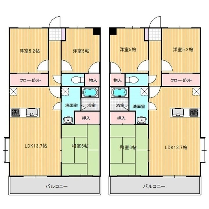 PINE GOLDの間取り