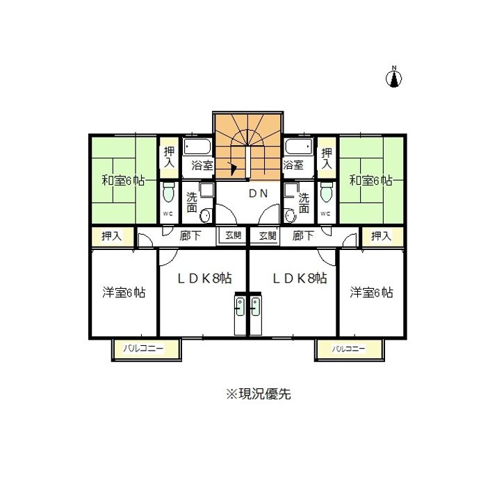 グリーンハイツの間取り