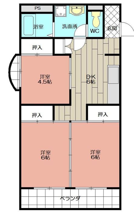 アテイン門司の間取り