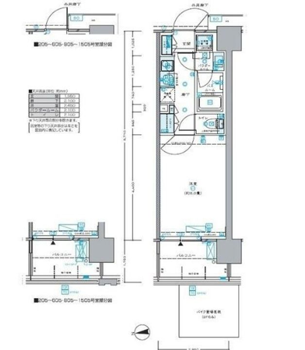 セントラルプレイス新宿御苑前の間取り