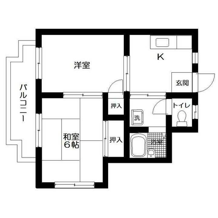 エステカーサ藤沢本町の間取り