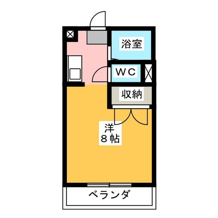 パレス菊川の間取り