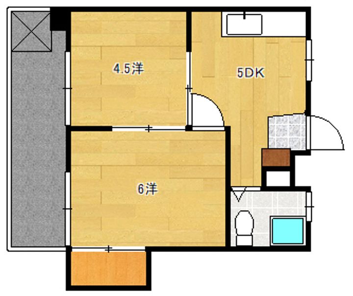 にしきビルの間取り