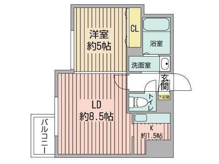 KDXレジデンス南3条の間取り