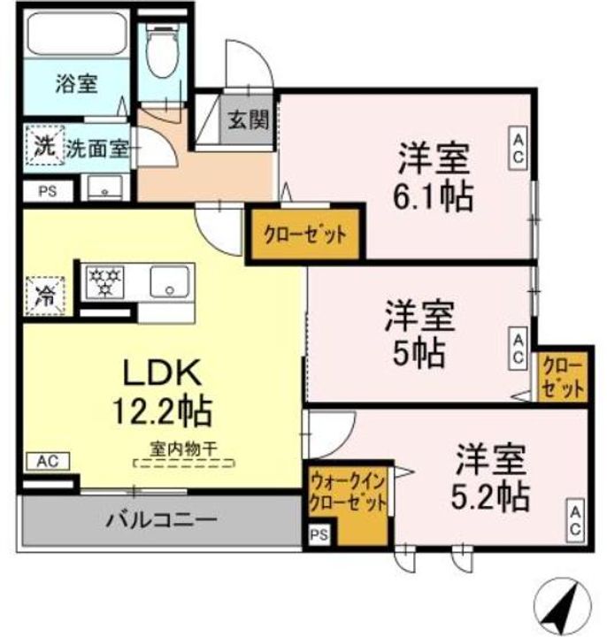 セレスティア荻窪の間取り