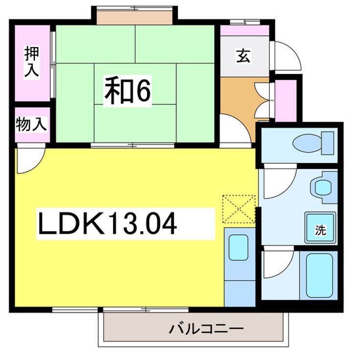 ハイム浜浦の間取り