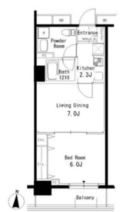 パークアクシス亀戸の間取り