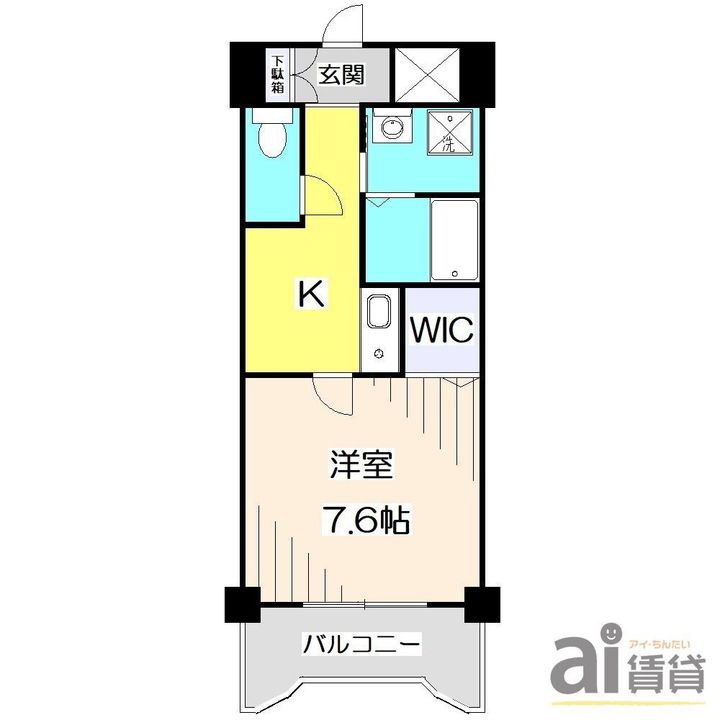 東京都練馬区中村北2(マンション)の賃貸物件の間取り