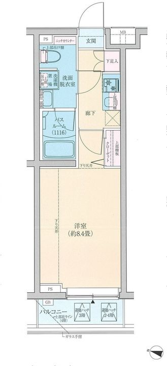 東京都墨田区東向島6(マンション)の賃貸物件の間取り