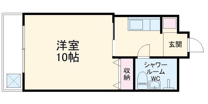 エステランス21の間取り