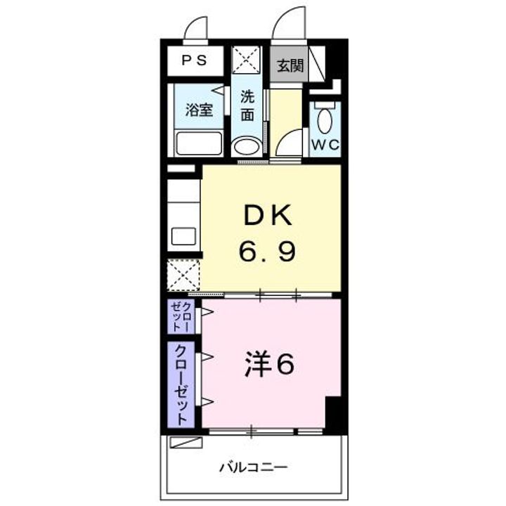 ブローテ 古蔵の間取り